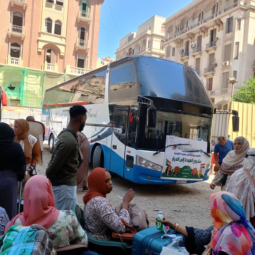 لجنة الأمل للعودة الطوعية: فوجنا ما يقرب من 63700 سودانيا من مصر للسودان